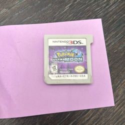 Pokemon Ultra Moon Loaded 3DS Cartridge