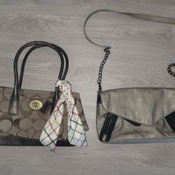 Lot Of 2 Purses Coach & Steve Madden