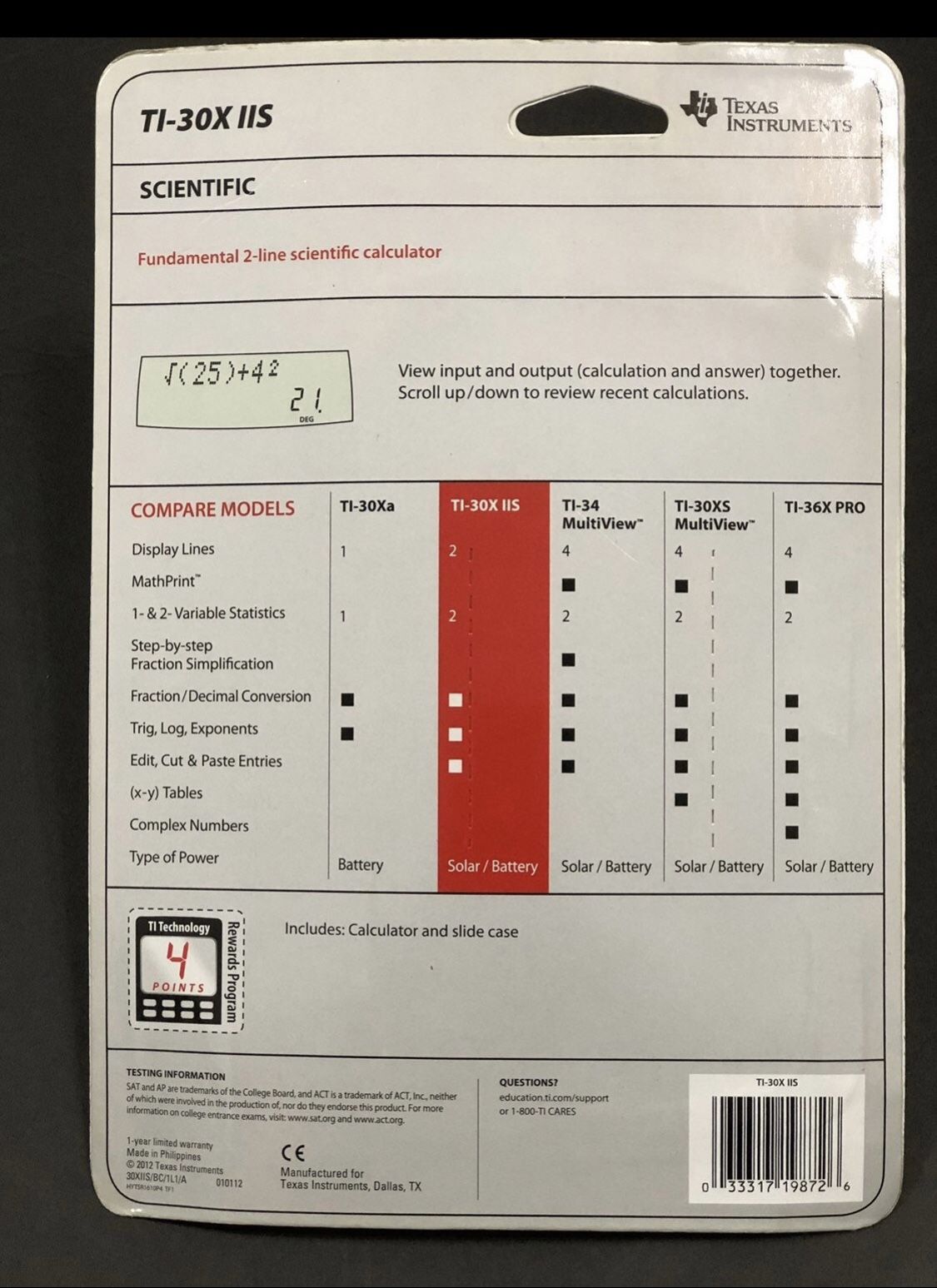 Texas instruments ti 30x iis for sale in fort meade fl offerup