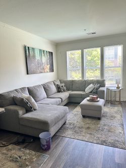 Larce Next-Gen Nuvella Performance Fabric Sectional
