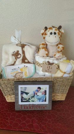 Diaper cake gift baskets