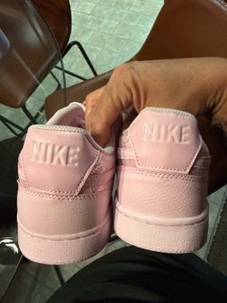 Pink lace Nike courts