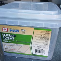 New Grip Rite 3" and 3 1/2" Screws, 25Lbs Bucket. $60 each bucket.