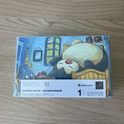 Pokémon Center x Van Gogh Museum Munchlax & Snorlax Double Deck Box New Sealed