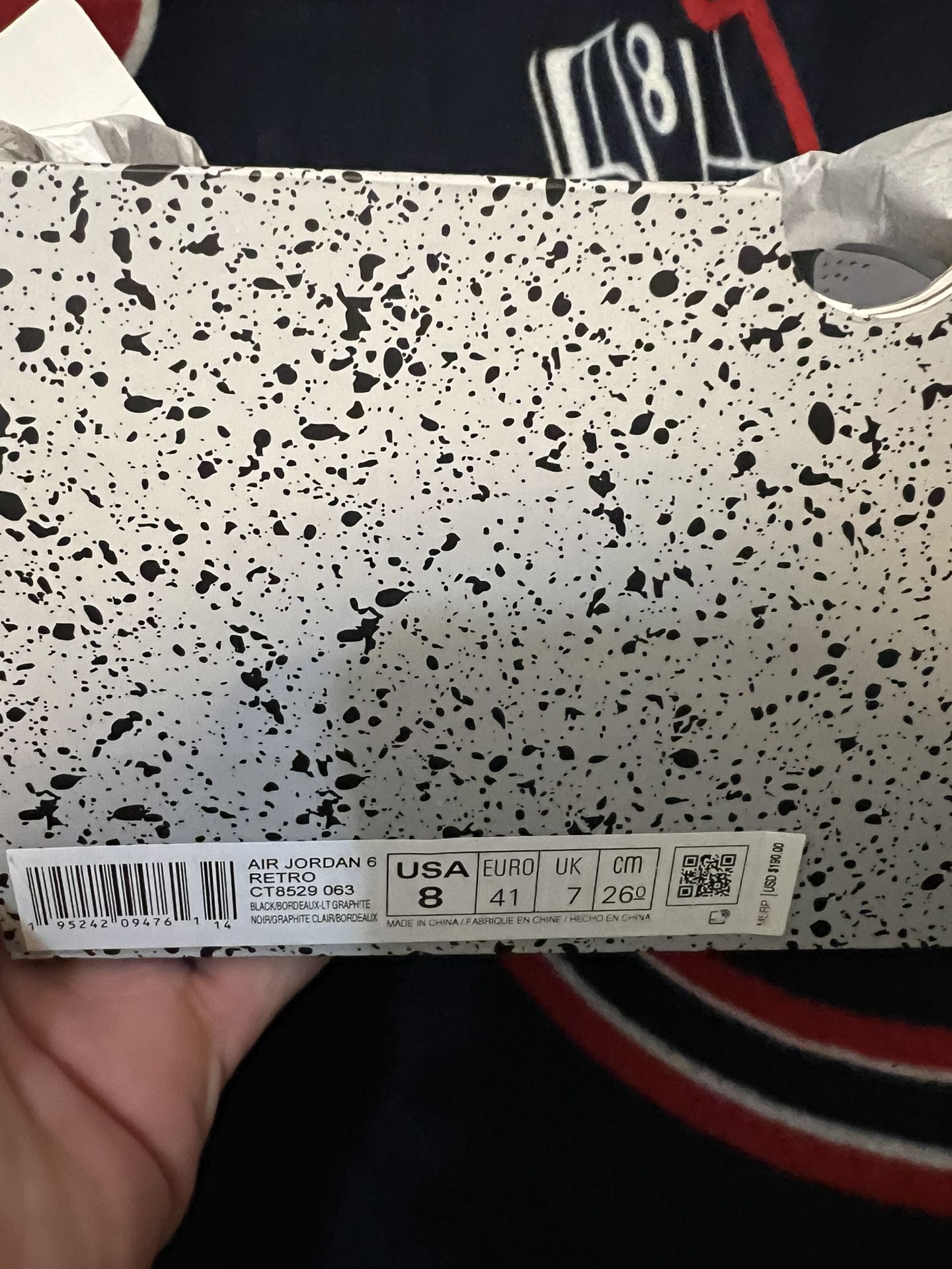 Air Jordan 6 Retro Size 8