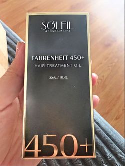 Soleil Fahrenheit hair treatment oil