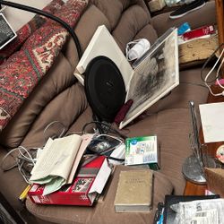 Living room, couch and chair set up