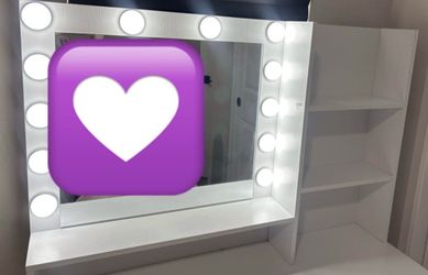 free vanity and chair