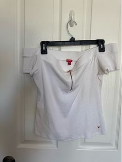 Guess strapless crop top