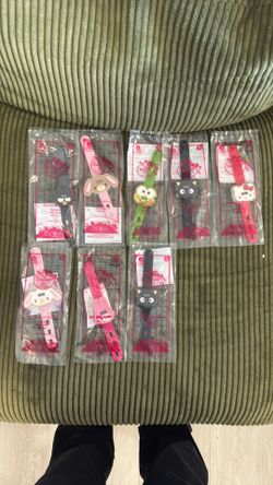 McDonald’s Sanrio 50 Digital Watch Lot Sealed Hello Kitty Keroppi Chococat