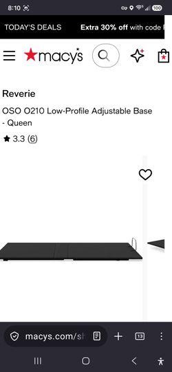 Reverie Queen Electric Adjustable Platform Bed