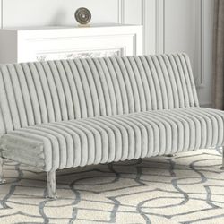 Brand New Light Grey Futon Sofa Sleeper 