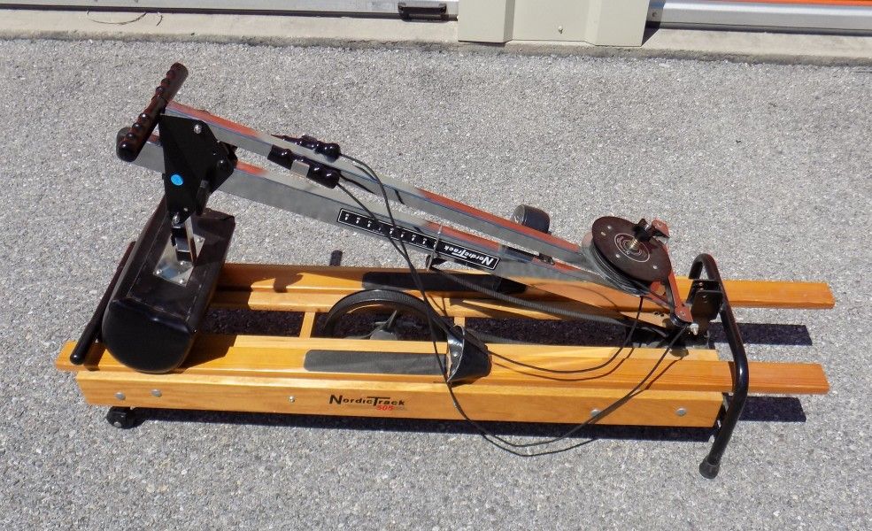 NORDICTRACK 505 oak full body cross country ski exercise machine for