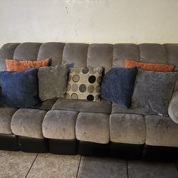 Couch Including Pillows 