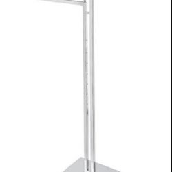 2 Retail Clothing Racks - t Stands 