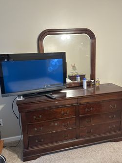 40 inch tv on dresser TV Stands with Drawers ​| Pamapic main image 1