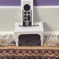 Apple TV Mount + Remote Holder Bundle – Fits All Apple TVs – Brand New 