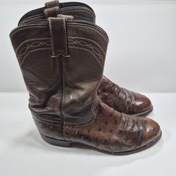 Justin Western Cowboy Boots 8.5D