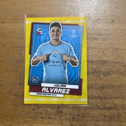 2023 TOPPS SUPER STARS JULIAN ALVAREZ ROOKIE 
