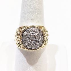 10k Diamond Ring 