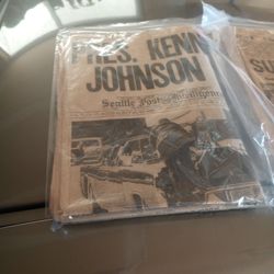 Old Seattle P.I. Newspapers