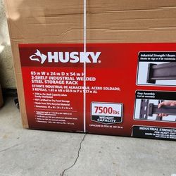 Husky METAL SHELVING 3 SHELVES BRAND NEW