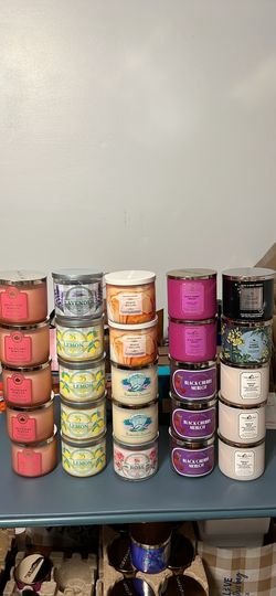 BBW 3 wick candles