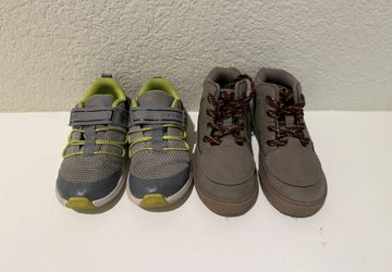 Kids Saucony Sneakers & Brown Boots - Size 9M