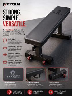 Titan flat bench