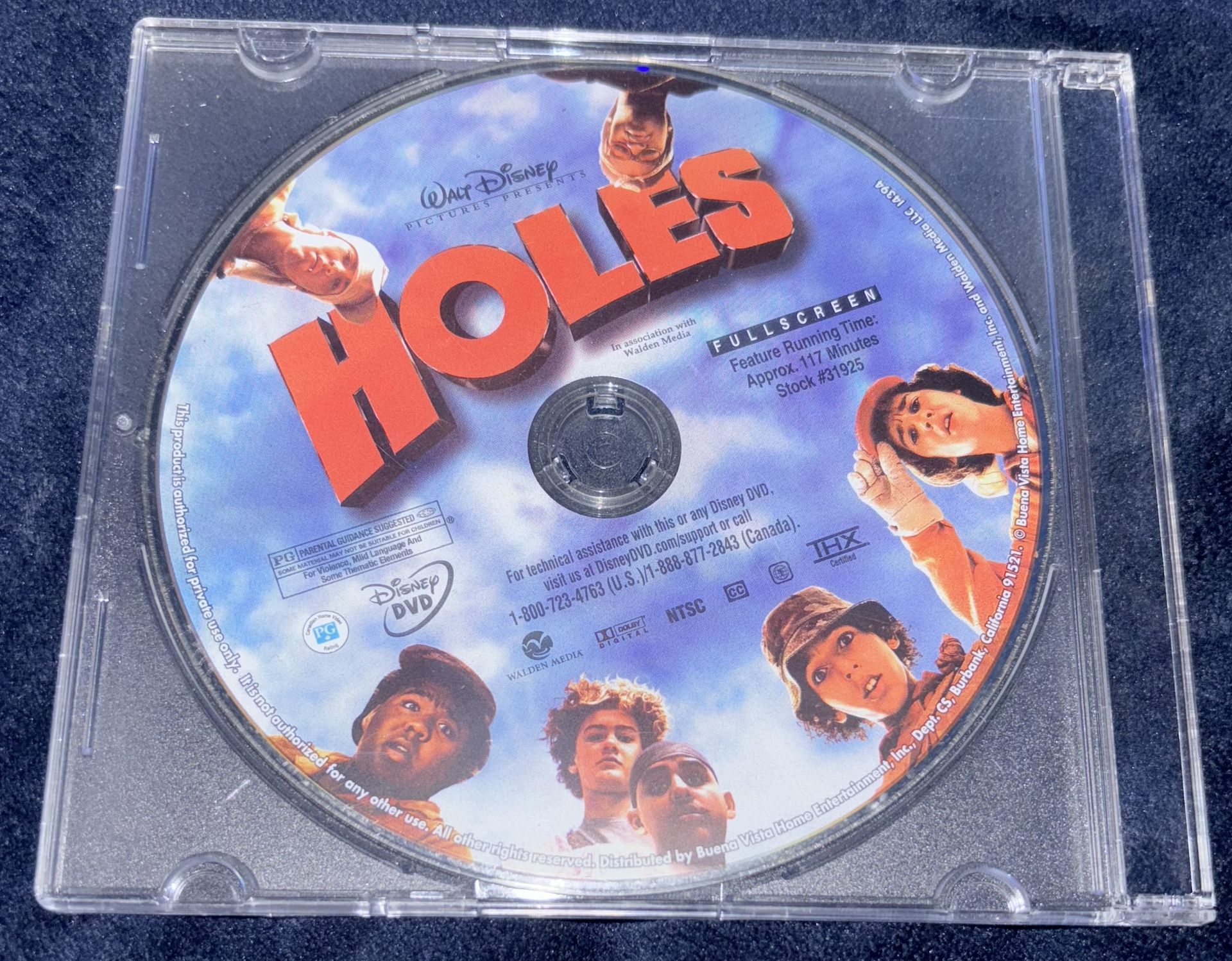 Holes (Walt Disney) Movie On DVD