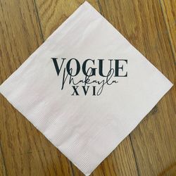 Custom Napkins