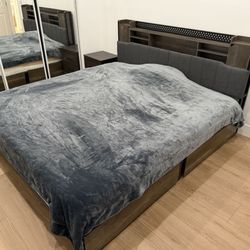 Brand New Kind Size Bed And Mattress (free Must Move Today)