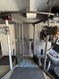 Heavy-Duty Dual Stack Cable Crossover / Home Gym