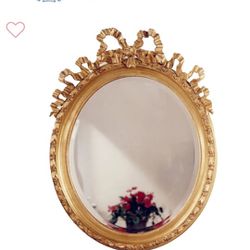 Antique  Gold leaf Beveled Mirror 
