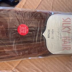 12” Human Hair Extensions On Weft Color 27/4/30