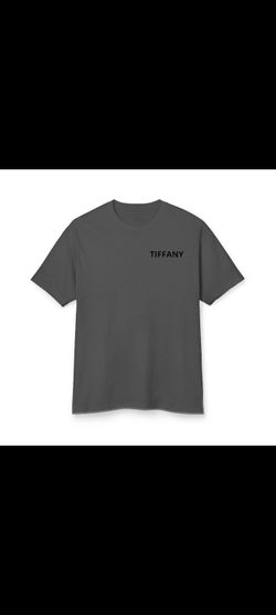 Tiffany Graphic Charcoal Gray T-Shirt