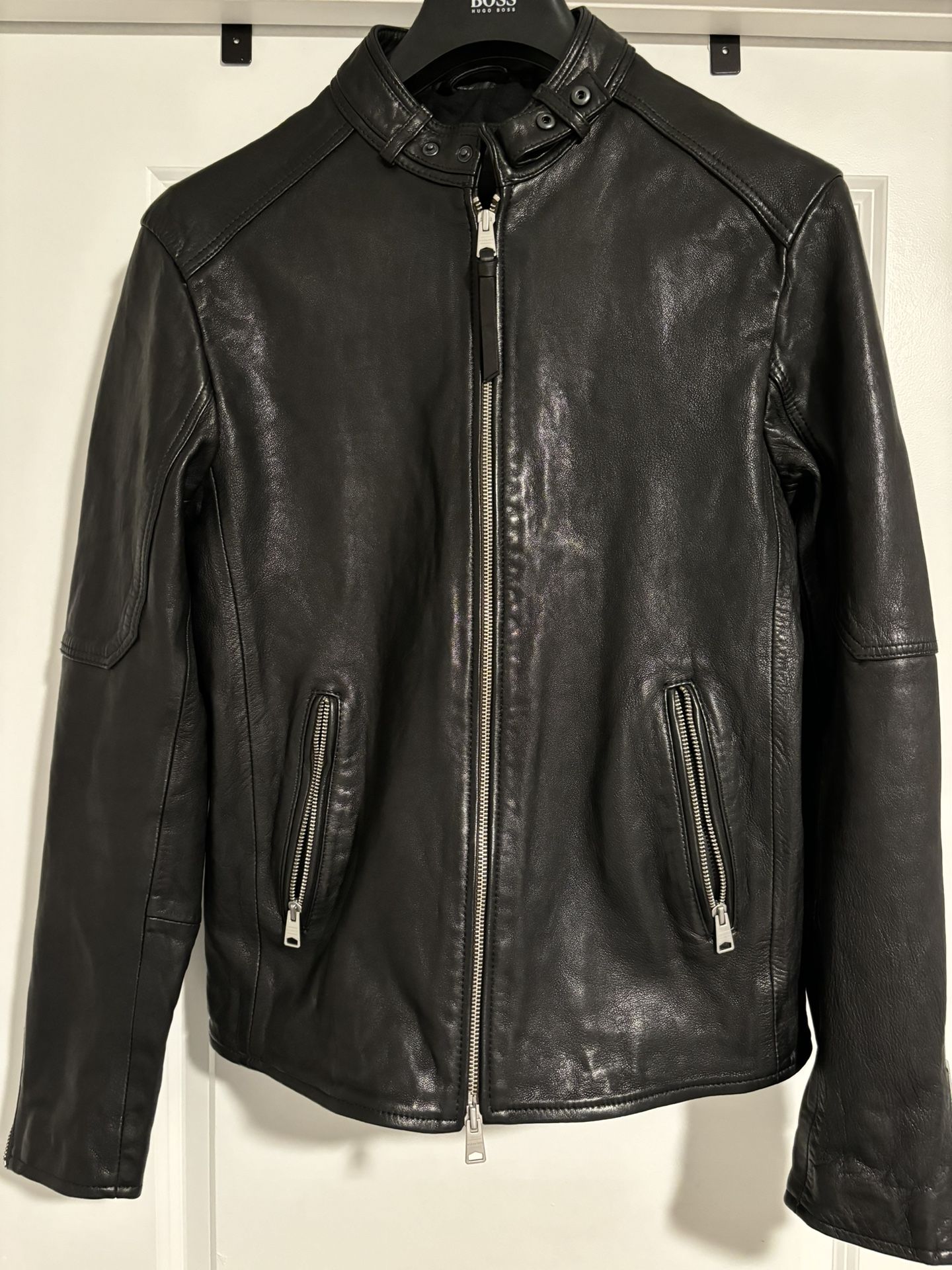 All Saints Leather Biker Jacket 