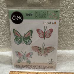 Sizzix - Thinlits Dies 29 Pcs Patterned Butterflies