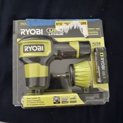 RYOBI USB Lithium ion Rechargeable Scrubber 
