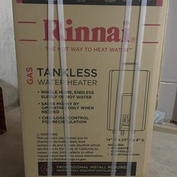 Rinnai 9.8 GPM Residential 199,000 BTU Interior Propane Gas Tankless Water Heater