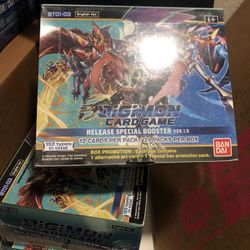 Digimon 1.5 Sealed Booster Box
