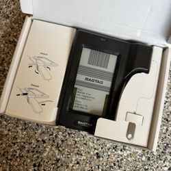 NIB Bagtag Flex Batteryless Electronic Luggage Tag App Control Flexible Black
