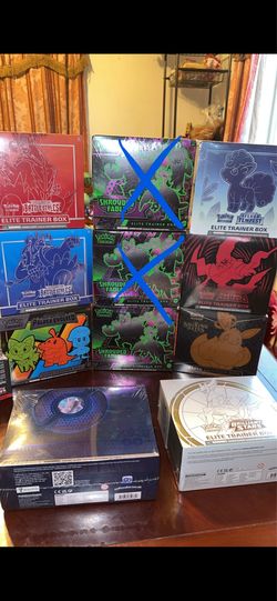 Pokemon elite trainer boxes