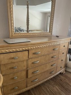 Queen Headboard Dresser And 2 Nightstands