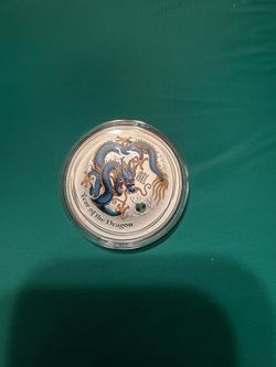 Year of the Dragon silver coin