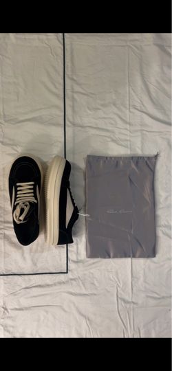 Rick Owens Black Sneakers with Dust Bag