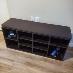 VASAGLE CUSTOS Collection - Shoe Bench, Storage Bench with Padded Seat