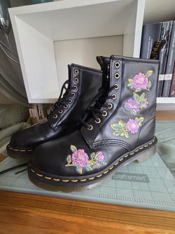 Dr. Martens 1460 Vonda II Floral Combat Boots