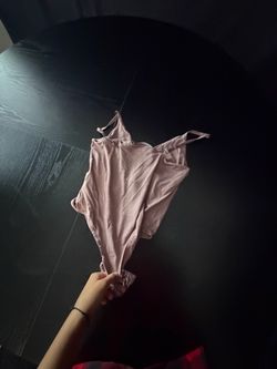 Pink Spaghetti Strap Bodysuit
