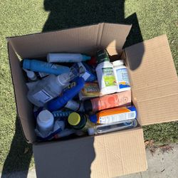 Box Of Cleaning Supplies 